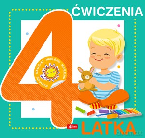 Ćwiczenia 4-latka z naklejkami [KSIĄŻKA]