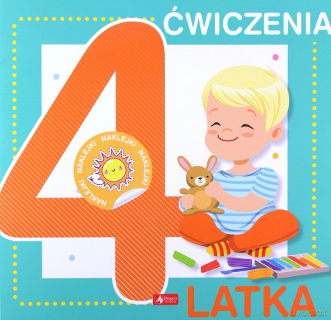 Ćwiczenia 4-latka z naklejkami [KSIĄŻKA]