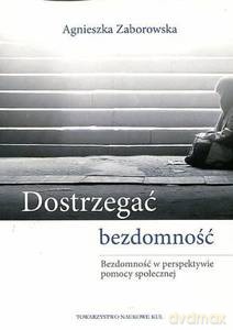 Dostrzegać bezdomność. Bezdomność w perspektywie pomocy społecznej - Agnieszka Zaborowska [KSIĄŻKA]