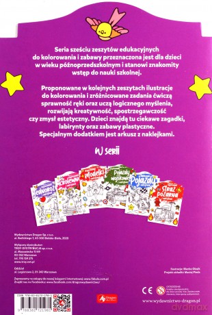 Jenorożce. Kolorowanka z naklejkami [KSIĄŻKA]
