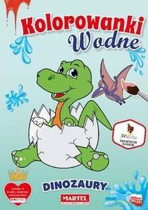Kolorowanka wodna Dinozaury [KSIĄŻKA]