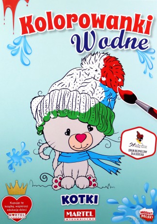 Kolorowanka wodna Kotki [KSIĄŻKA]
