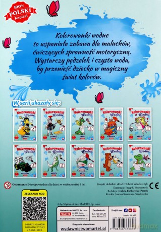 Kolorowanka wodna Wróżki [KSIĄŻKA]
