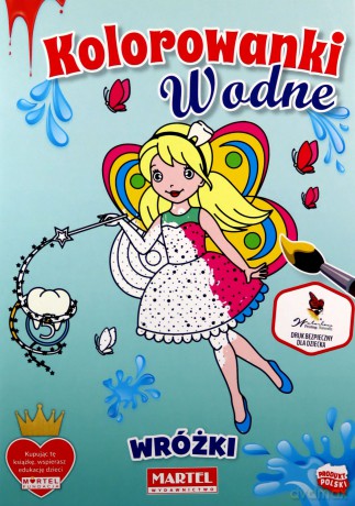 Kolorowanka wodna Wróżki [KSIĄŻKA]