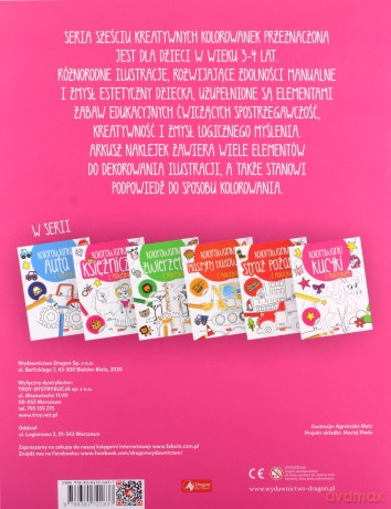 Kucyki. Kolorowanka z naklejkami [KSIĄŻKA]