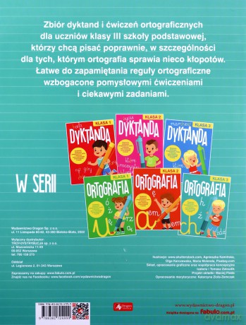 Ortografia dla klasy 3 - Katarzyna Ziola-Zemczak [KSIĄŻKA]