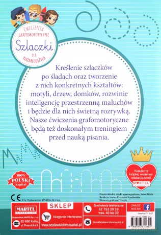 Szlaczki. Ćwiczenia grafomotoryczne dla najmłodszych - Adam Gdula, Joanna Krzemień-Przedwolska [KSIĄŻKA]