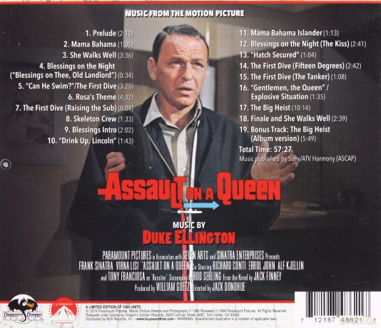 Assault On A Queen soundtrack (Napad na królową) (Duke Ellington) [CD]