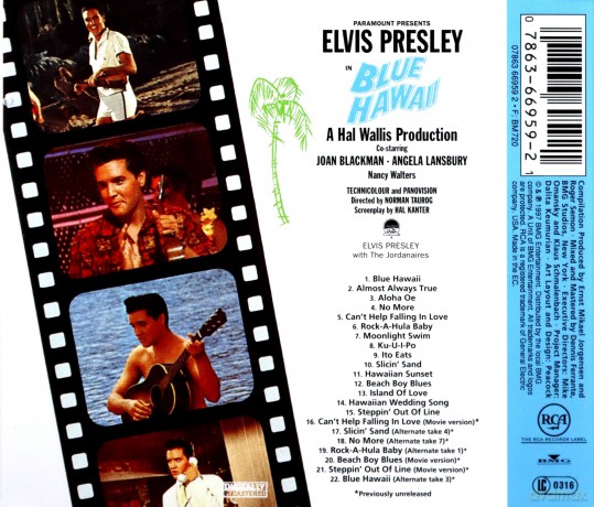 Blue Hawaii soundtrack (Błękitne Hawaje) (Elvis Presley) [CD]