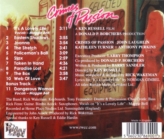 Rick Wakeman: Crimes Of Passion [CD]