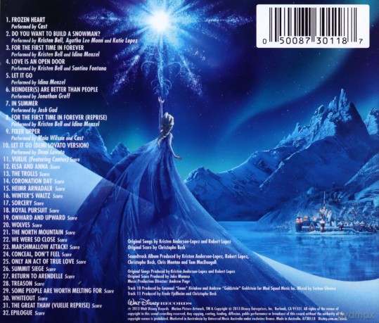 Frozen soundtrack (Kraina Lodu) [CD]