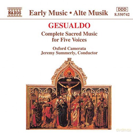Oxford Cameratasummerly: Gesualdosacred Music For 5 Voices [CD]