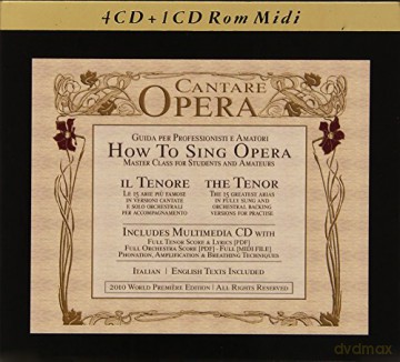 Orchestra Dellopera Di Milano: How To Sing Opera - Master Class For Students And Amateurs - The Tenor [5CD]