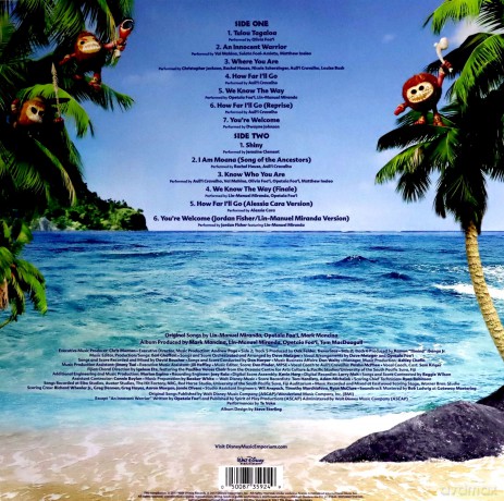 Moana soundtrack (Vaiana: Skarb oceanu) [Winyl]