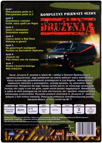 Drużyna A sezon 1 [BOX] [7DVD]