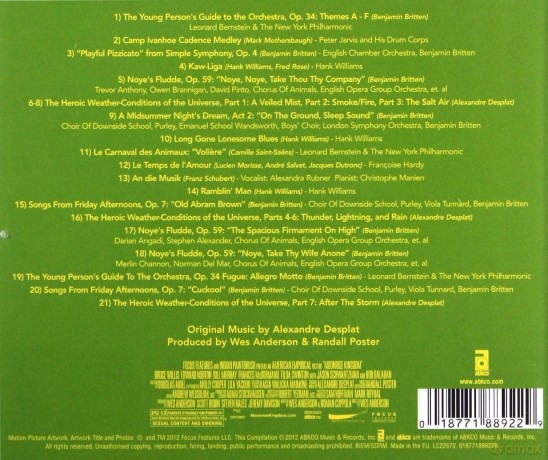 Moonrise Kingdom soundtrack (Kochankowie z Księżyca) [CD]