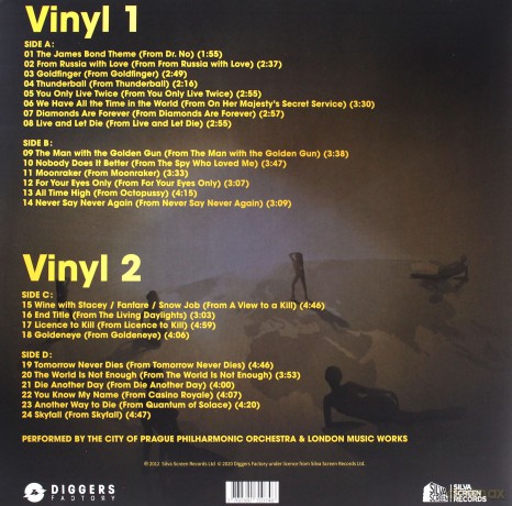 Music From The Films Of James Bond soundtrack (City Of Prague Philharmonic Orchestra) [2xWinyl]