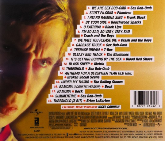 Scott Pilgrim Vs The World soundtrack (Scott Pilgrim kontra świat) [CD]