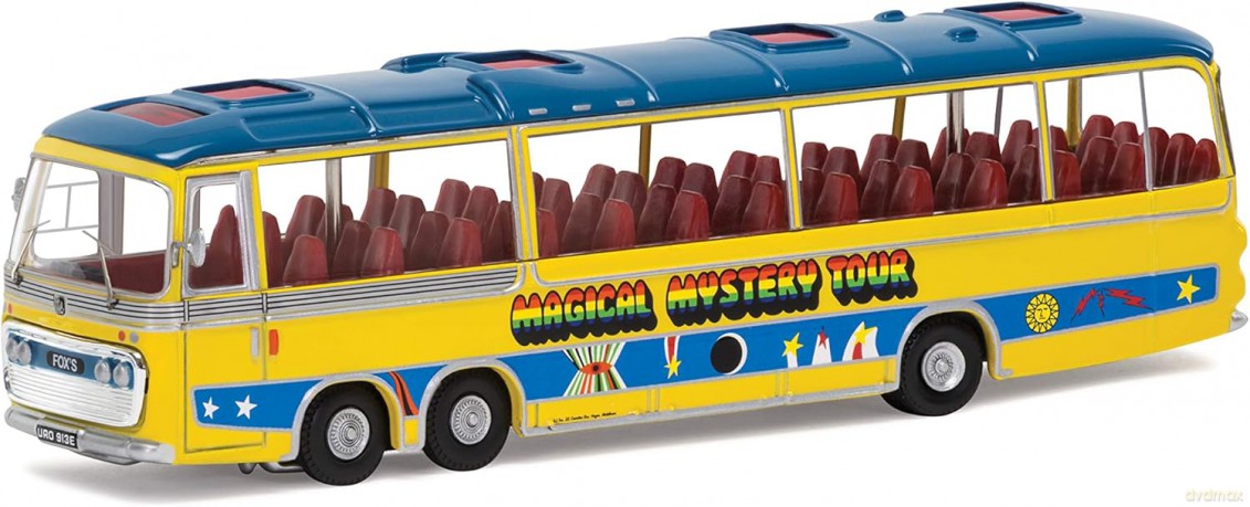 The Beatles: Magical Mystery Tour Bus Die Cast 1:76 Scale model