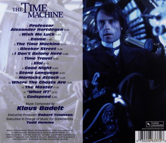 The Time Machine soundtrack (Wehikuł czasu) [CD]