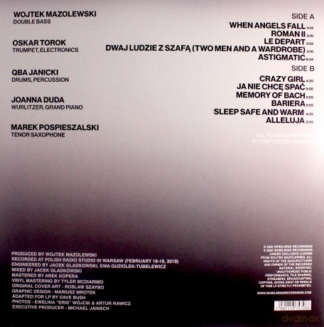 Wojtek Mazolewski Quintet: When Angels Fall [Winyl]
