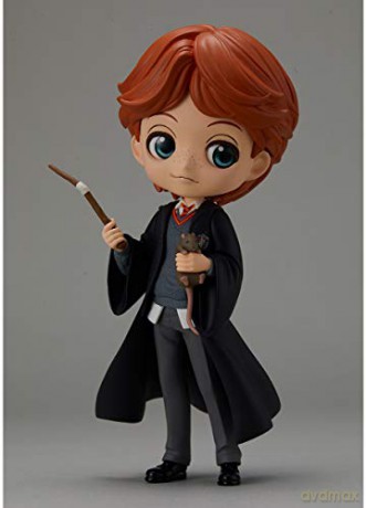 HARRY POTTER - Q posket Ron Weasley with Scabbers - 14 cm