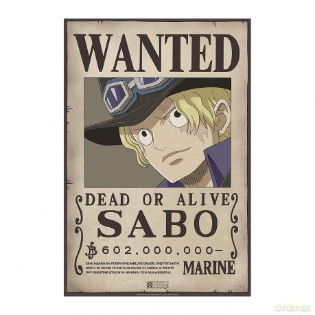 ONE PIECE - Poster Wanted Sabo (525)