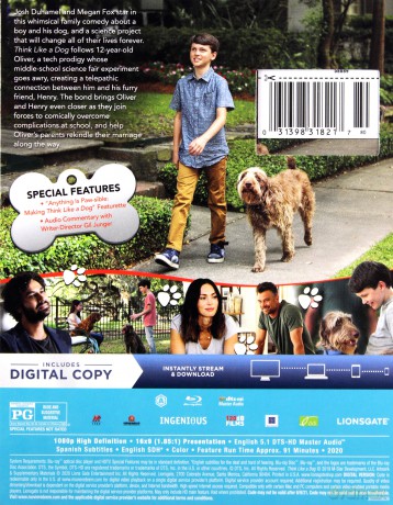 Think Like a Dog [Blu-Ray]