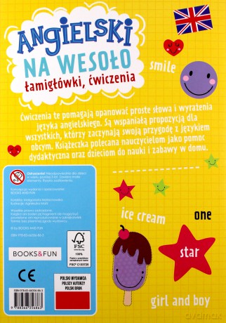 Angielski na wesoło. Łamigłówki, ćwiczenia [KSIĄŻKA]