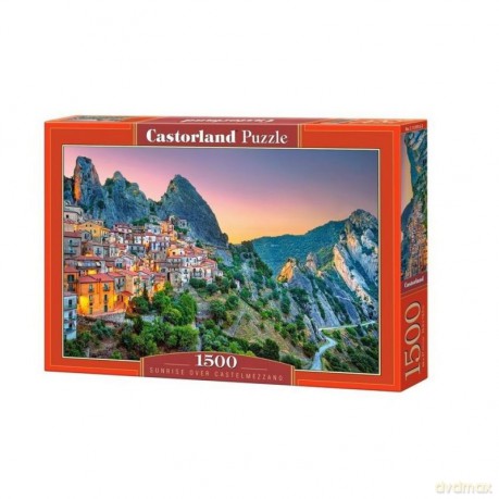 CASTORLAND 1500 el. Wschód słońca nad Castelmezzano C-151912-2 [PUZZLE]