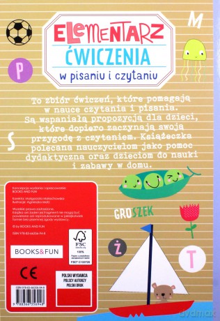 Kolorowy elementarz w pisaniu i czytaniu [KSIĄŻKA]