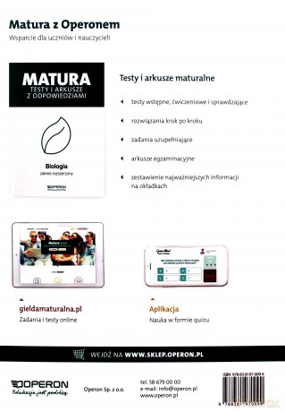 Matura 2021 Biologia Vademecum zakres rozszerzony [KSIĄŻKA]