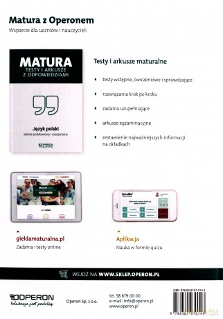 Matura 2021 Język polski Vademecum zakres podstawowy i rozszerzony - Donata Dominik-Stawicka [KSIĄŻKA]