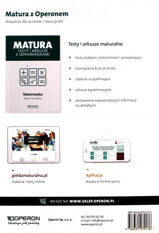 Matura 2021 Matematyka Vademecum zakres rozszerzony - Kinga Gałązka [KSIĄŻKA]
