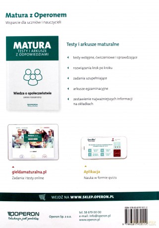 Matura 2021 Wiedza o społeczeństwie Vademecum zakres rozszerzony - Mikołaj Walczyk, Iwona Walendziak [KSIĄŻKA]