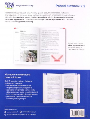 Nowe język polski era ponad słowami podręcznik klasa 2 część 2 liceum i technikum zakres podstawowy i rozszerzony - Anna Cisowska, Joanna Kościerzyńska, Helena Kusy, Anna Równy, Aleksandra Wróblewska [KSIĄŻKA]