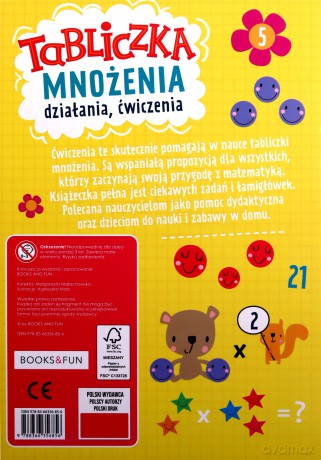 Tabliczka mnożenia. Działania, ćwiczenia [KSIĄŻKA]