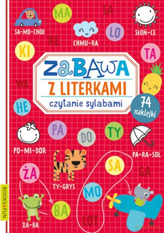 Zabawa z literkami. Czytanie sylabami [KSIĄŻKA]