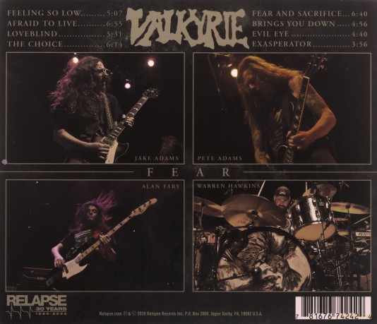 Valkyrie: Fear [CD]