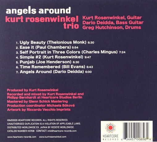 Kurt Rosenwinkel Trio: Angels Around (digipack) [CD]
