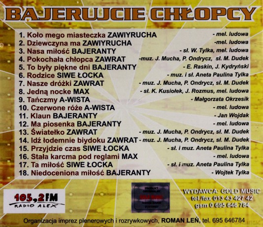 Hity na wakacje: Bajerujcie Chłopcy [CD]