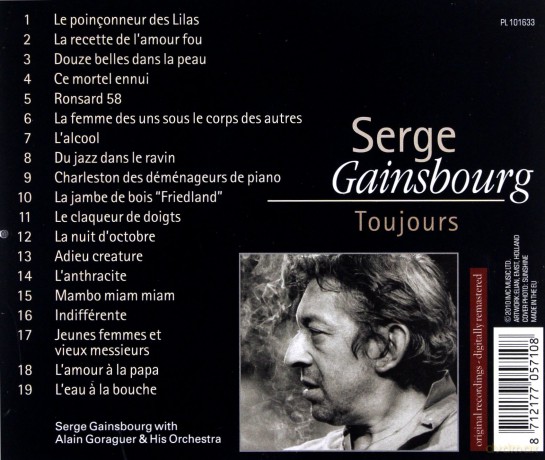 Serge Gainsbourg: Toujours [CD]