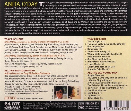 Anita O'Day: Trav'Lin' Light [CD]