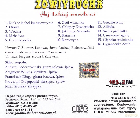 Zowiyrucha: Hej takiej wesołości [CD]