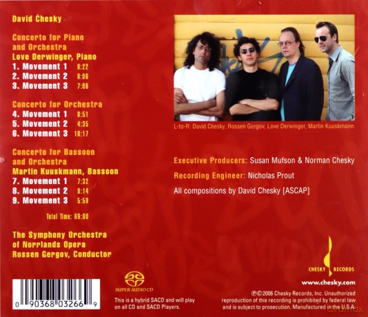 David Chesky: Urban Concertos [CD]