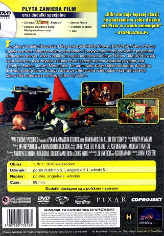 Toy Story / Toy Story 2 edycja specjalna (Disney) Pakiet [2DVD]