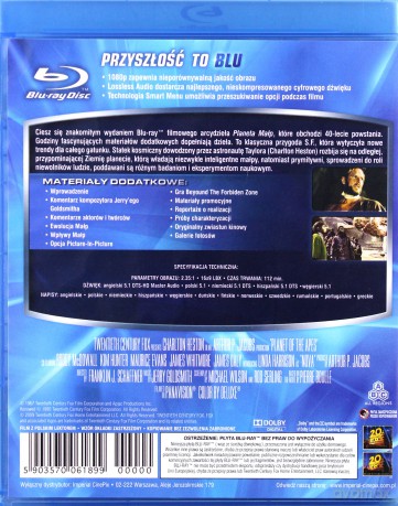 Planeta małp [Blu-Ray]