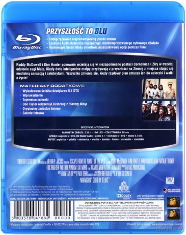 Ucieczka z Planety Małp [Blu-Ray]