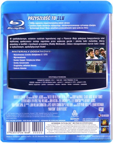 Bitwa o Planetę Małp [Blu-Ray]
