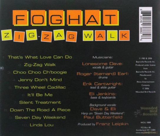 Foghat: Zig-Zag Walk [CD]